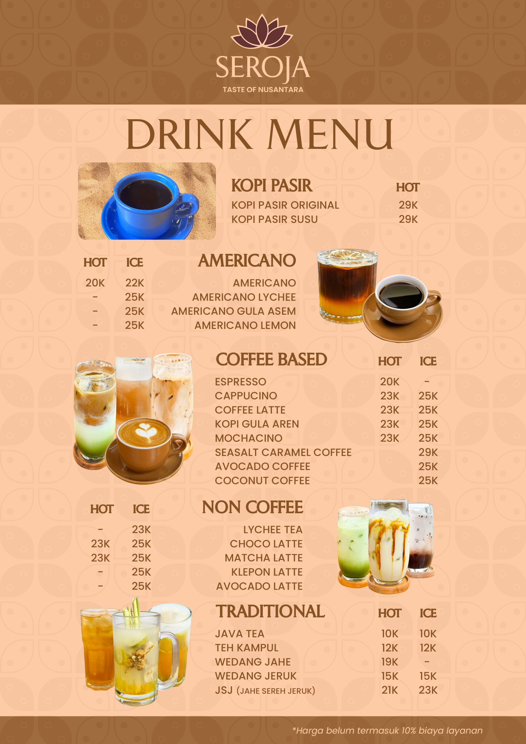 Menu Seroja Drink 1