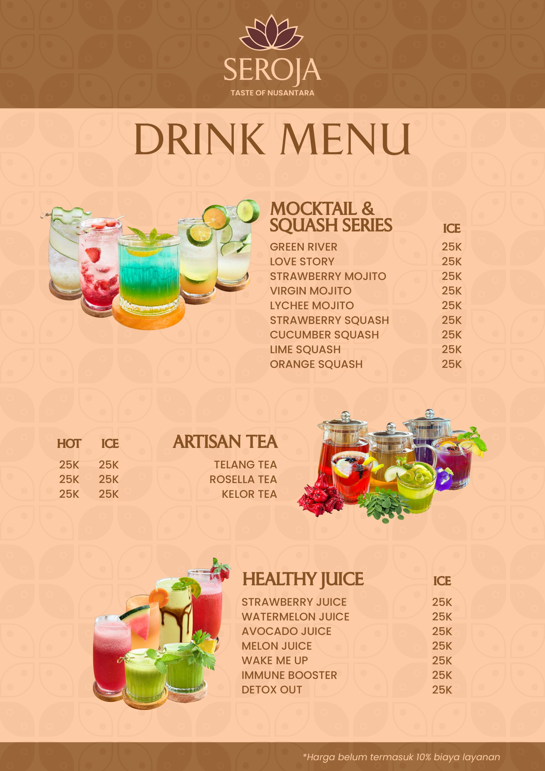 Menu Seroja Drink 2
